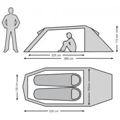 Stoic AdakSt. II 2P - 2-Personen Zelt -Tent Profi Verkaufsgeschäft stoic adakst ii 2p 2 personen zelt detail 12