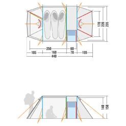 Tatonka Alaska 3 DLX - 3-Personen Zelt -Tent Profi Verkaufsgeschäft tatonka alaska 3 dlx 3 personen zelt detail 12