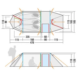 Tatonka Alaska 3.235 PU - 3-Personen Zelt -Tent Profi Verkaufsgeschäft tatonka alaska 3235 pu 3 personen zelt detail 10