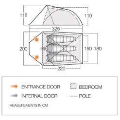 Vango Helvellyn 300 - 3-Personen Zelt 3 Vango Helvellyn 300 - 3-Personen Zelt -Tent Profi Verkaufsgeschäft vango helvellyn 300 3 personen zelt detail 2